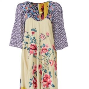 FREE PEOPLE EMBROIDERED MARKET DRESS